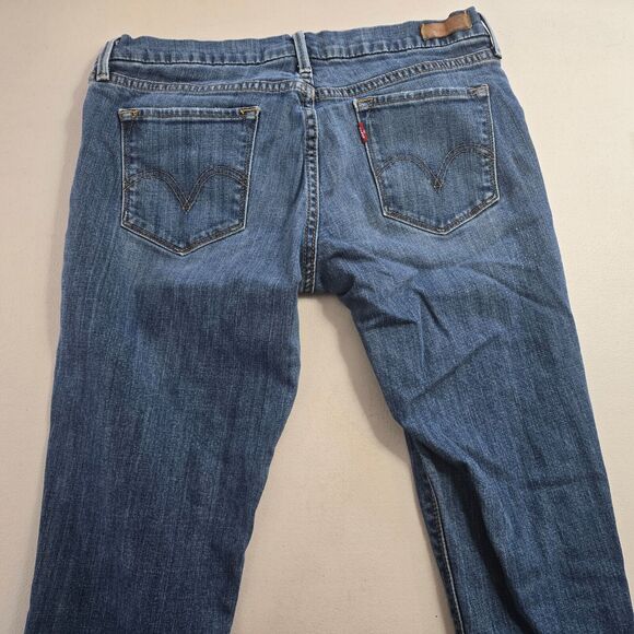 Levi's 421 Jeans Juniors - Women's 9 / 29 Blue Medium Wash Skinny Natural Fade - Picture 13 of 16